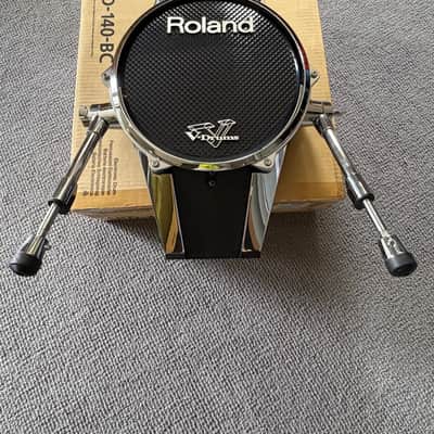 Roland KD-140 V-Kick 14" Bass Drum Trigger Pad 2010s - Black Chrome image 2