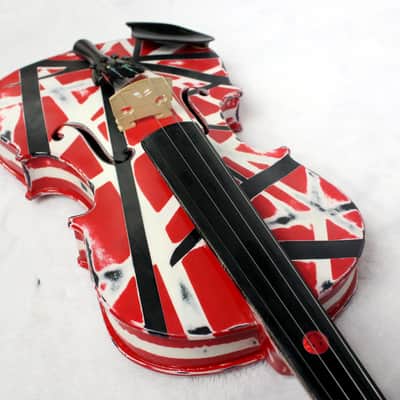 Custom Painted Unbranded 4/4 Violin - Painted Aged and Worn With New Case image 12