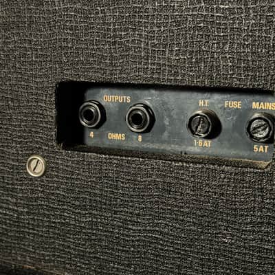 Vox V125 Bass 125-Watt 1x15" Piggyback Bass Amp 1981 - 1983 - Black image 6