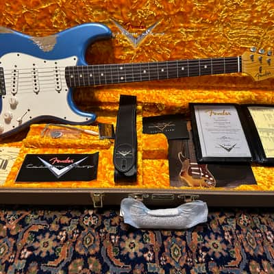 Fender Custom Shop '60 Heavy Relic Stratocaster 2022 Lake Placid Blue image 2