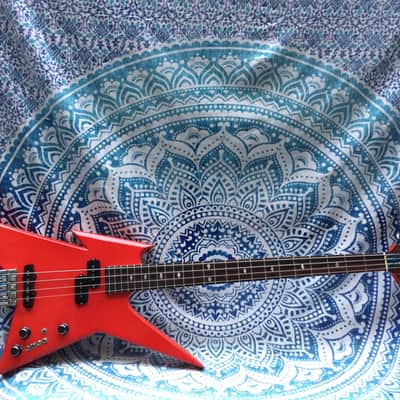 B.C. Rich Ironbird Neck-Tru Bass 1980s Ferrari Red image 1