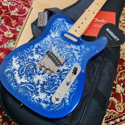 *NEW IN BOX* 2026 Fender Japan Limited Edition Indigo Paisley Telecaster, Fender Flagship Tokyo Store Exclusive Color, MIJ JD26 image 2