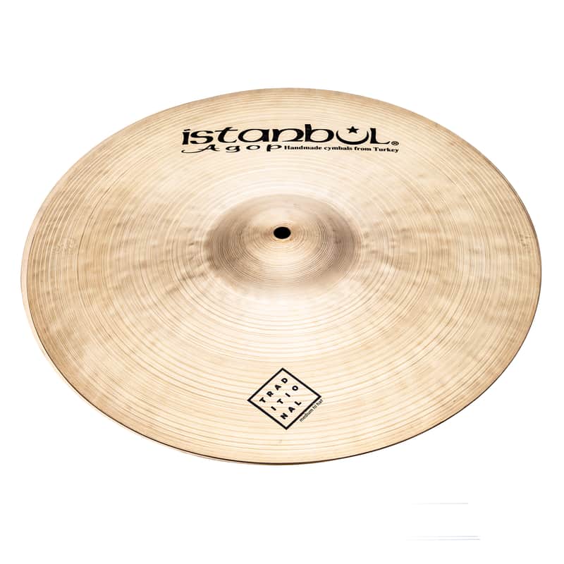 Istanbul 14" Agop Traditional Medium Hi-Hat Cymbals IMH14 image 1