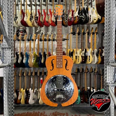 Dobro Hound Dog Round Neck Vintage Brown image 2