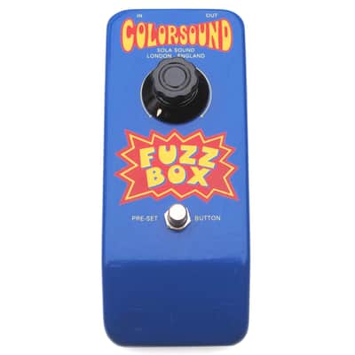 Vintage 1996 Colorsound One Knob Fuzz Box - V1 Dick Denney Original Issue for Sola Sound image 1