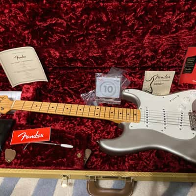 Fender American Original '50s Stratocaster with Maple Fretboard 2020 - 2022 - Inca Silver image 22