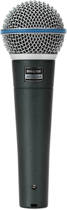 Shure Beta 58A Supercardioid Dynamic Vocal Microphone image 1