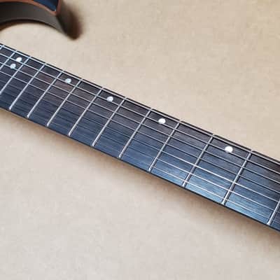 Harley Benton Amarok 7 String Guitar - Black Flame Burst image 5
