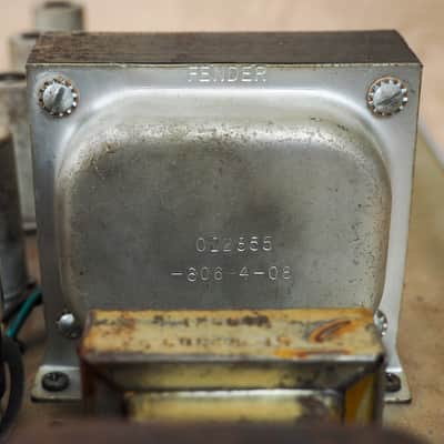 1964 Fender Bassman 6G6-B Blonde Brownface Vintage Pre-CBS Piggyback Tube Amp image 12