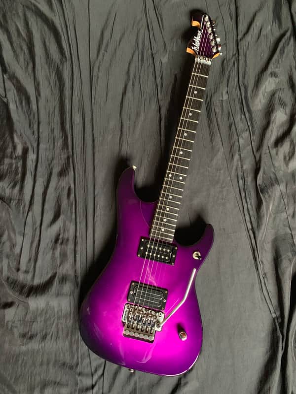 Washburn N4 1992 Metallic Purple burst image 1