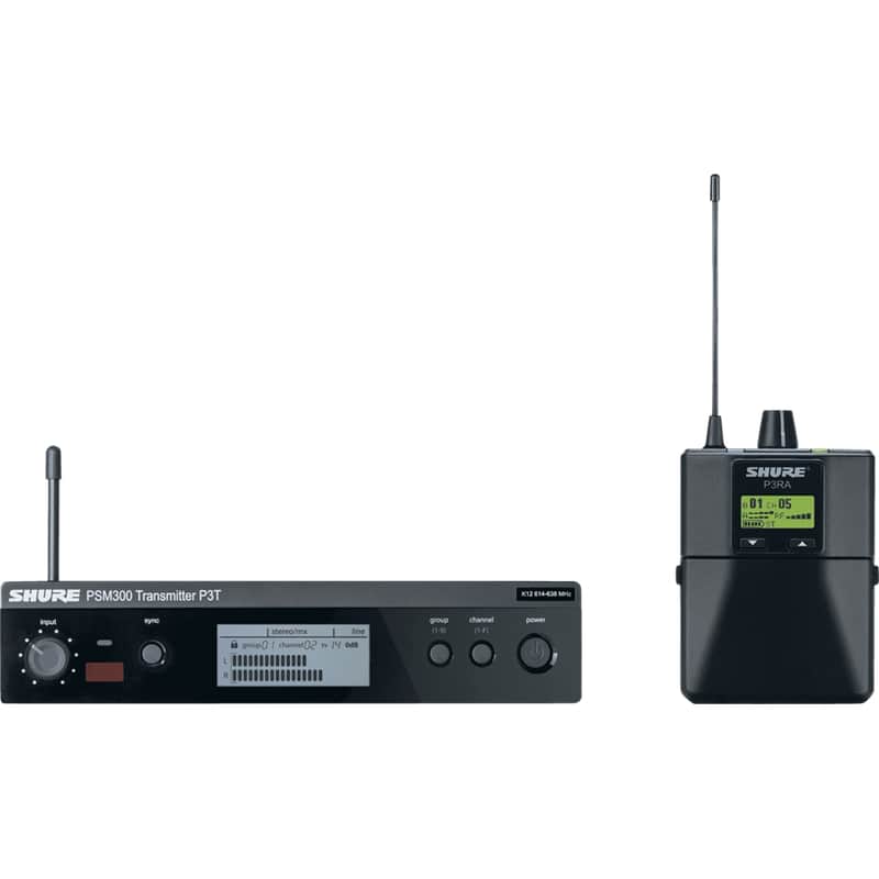 SHURE P3TERA trasmettitore P3TE, ricevitore P3RA. (L19) image 1