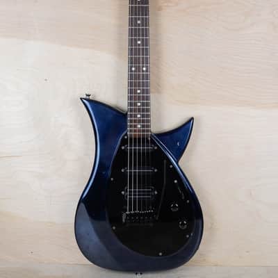 Tokai Talbo Blazing Fire A-145MSH 2003 See Through Black Navy Blue w/ Bag image 3