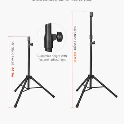 Portable PA System with Microphone, 300W Powered, Sound System with 8 Channel Mixer, Dual 8'' Speakers, Wireless Bluetooth, Compact Stands, USB SD XLR RCA Inputs, for DJs Events Indoor &Outdoor image 2