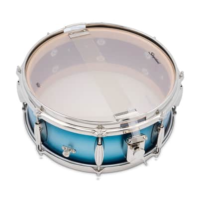 Slingerland Radio King 5.5x14 Snare Drum Blue and Silver Lacquer image 3