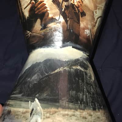 ARTISTIC LORD OF THE RINGS HAND DRUM BY COYOTE ARTS BY TRACY JON POWELL OF UTAH image 8