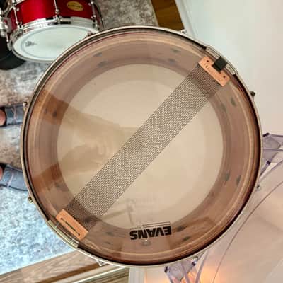 Slingerland Radio King 3-ply with NOB hardware Late ‘50s - Gloss red lacquer image 7