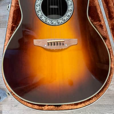 70s Ovation Balladeer 1111-1 Deep Bowl – Sunburst – USA – Nashville Tuned + Original Hardshell Case image 1