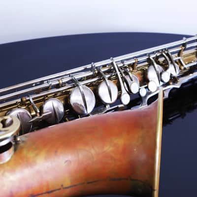 Evette Schaeffer Tenor Saxophone - Gold/Orange image 3