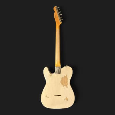 Fender Custom Shop '57 Telecaster Heavy Relic - Lightweight Ash - Josefina HW - 3,25kg 2022 - White Blonde image 5