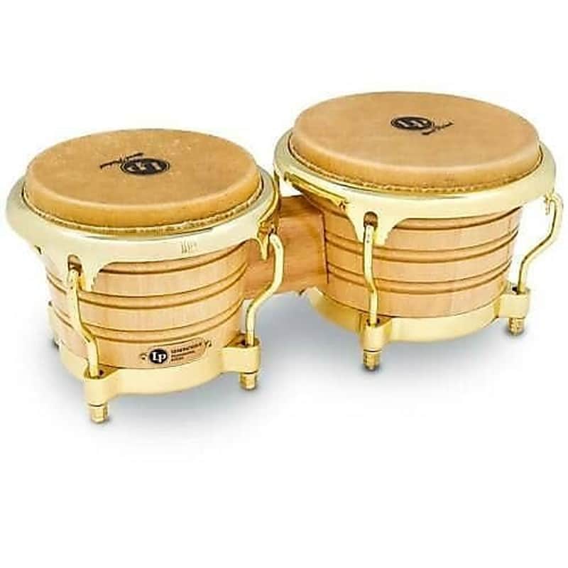 LP Latin Percussion LP201AX-2AW Generation II Bongos with Comfort Curve II Rims image 1