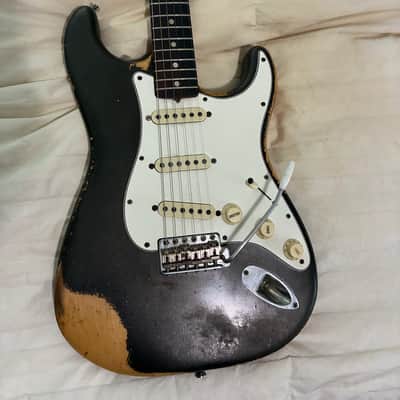 Fender Stratocaster 1966 - black metallic image 14