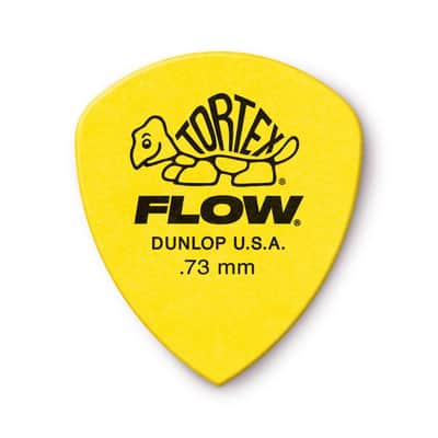Dunlop Tortex Flow Guitar Picks | 0.73mm | 12-Pack image 1