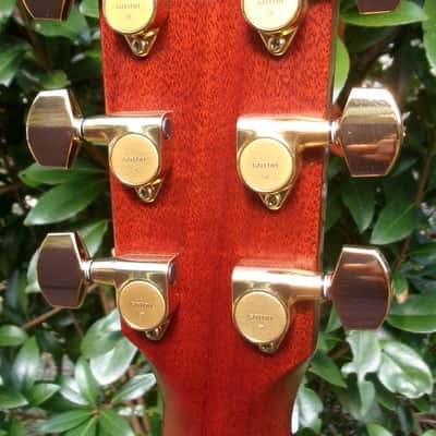 2013 K Yairi WY-1 Electric Acoustic Guitar with cutaway+K Yairi Hard Case image 11