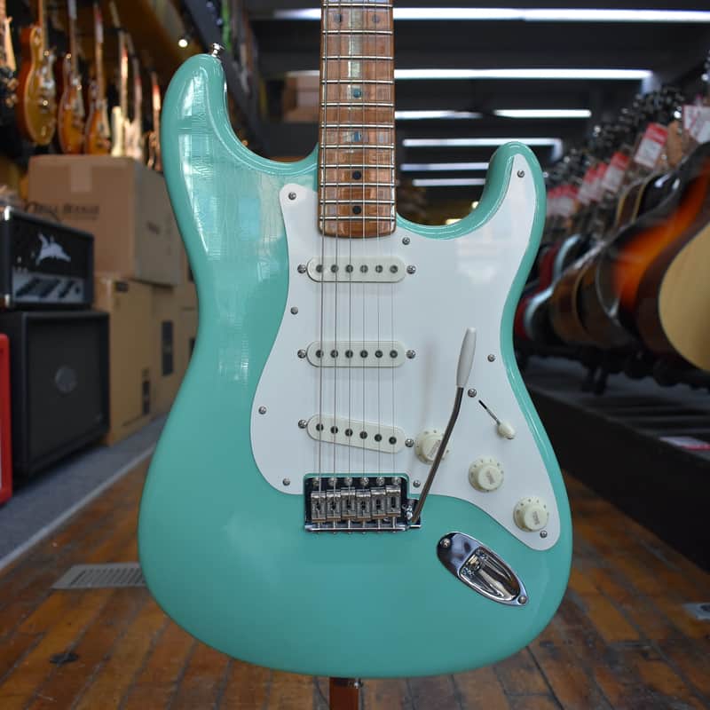 Fender Custom Shop Limited Edition Roasted 50s Stratocaster Deluxe Closet Classic 2024 Faded Aged Sea Foam Green w/Tweed Case image 1