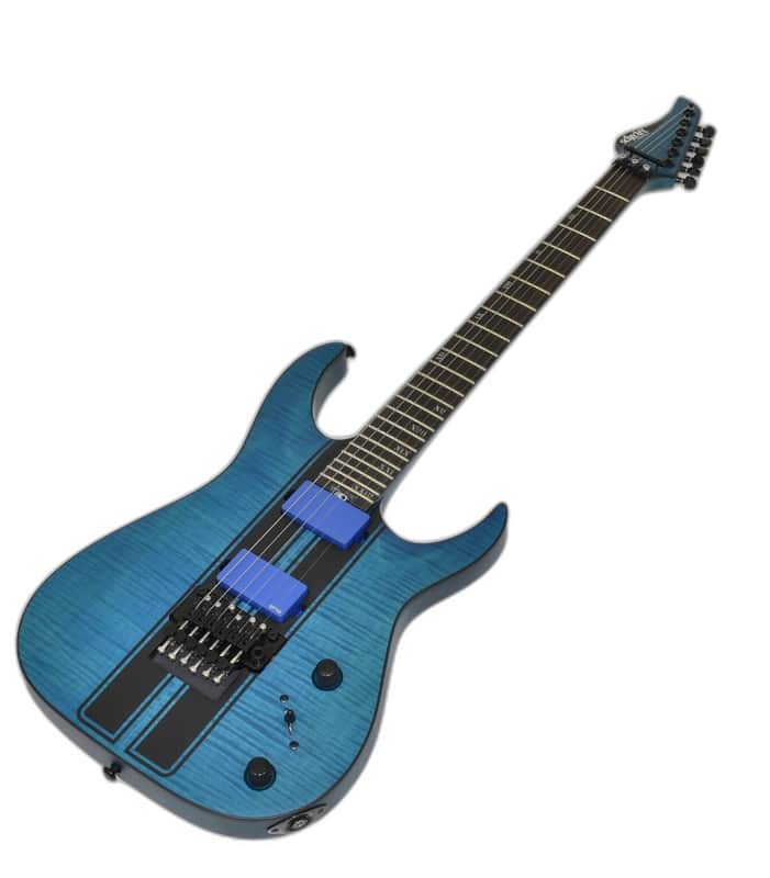 Schecter Banshee GT FR Electric Guitar Satin Trans Blue B-Stock 0017 image 1