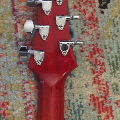 $1150 STEAL THIS guitar. Terry Mcinturff Polaris Crimson Red image 6