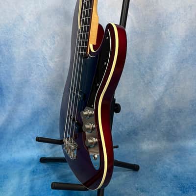Fender AJB-M Aerodyne Jazz Bass Medium Scale Old Candy Apple Red, MIJ image 11