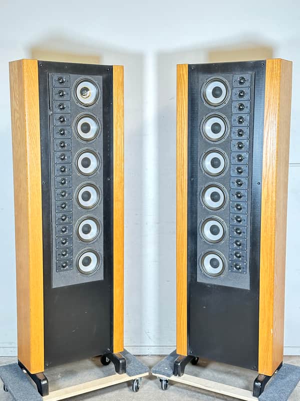 Kindel Audio PLS-A Main Tower Speakers Oak Vintage image 1