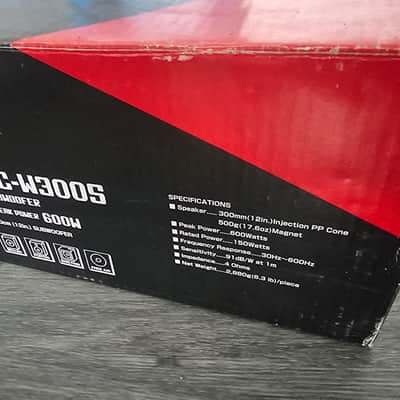Kenwood Kf -w300s 12 inch car subwoofer 2000s - Black image 3