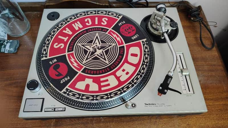 Technics SL1200 Mk II turntable in very good condition, great nearly new cartridge - 1980's