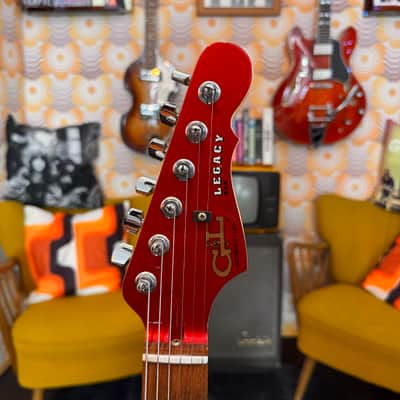 G&L G&L Legacy Strat Candy Apple Red "Matched Headstock" inkl. Case 1999–2010 - Candy Apple Red image 6