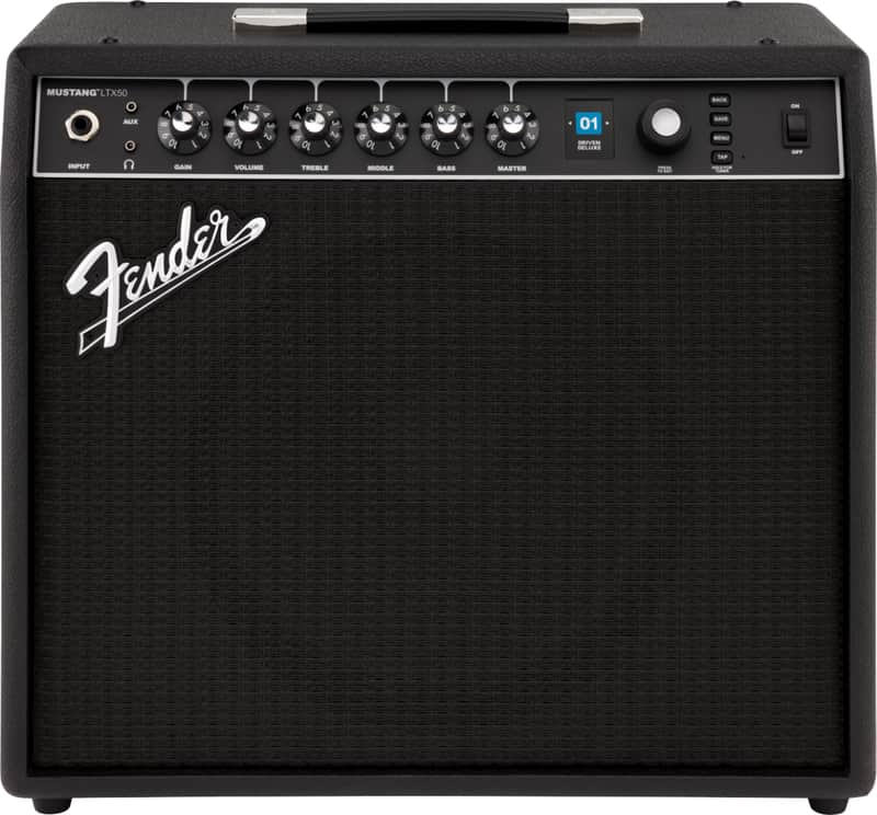 Fender Mustang LTX50 1x12 Digital Electric Guitar Modeling Amplifier, 50 Watts