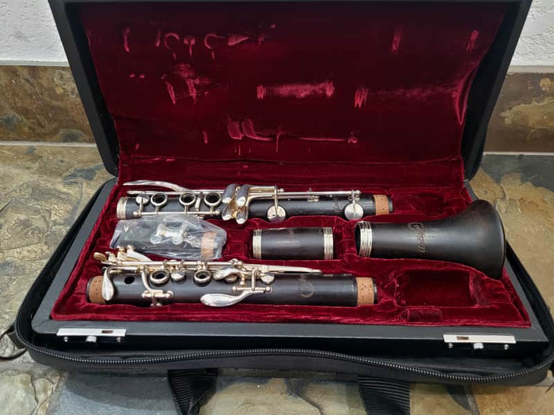 Antigua Winds CL3230S Backun Bb Grenadilla Clarinet w/ Silver Plated Keys & Case image 1