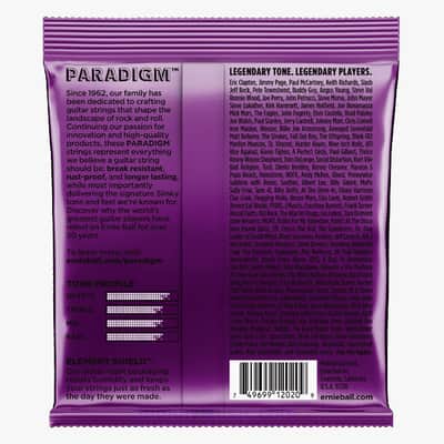 Power Slinky Paradigm Electric Guitar Strings 11-48 Gauge Plasma Enhanced Nanotreated Set w/ RPS image 2