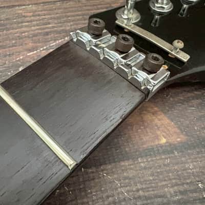 80s FERNANDES FST-90 Stratocaster Neck Black w/Locking Nut image 3