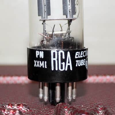 RCA 6SL7GT VT-229 PERFECT BALANCE BLACK ROUND PLATE D GETTER VINTAGE 1960'S image 1