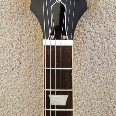 Epiphone 1959 Les Paul Standard Electric Guitar, Aged Dark Cherry Burst, Epiphone Hard Shell Case image 5