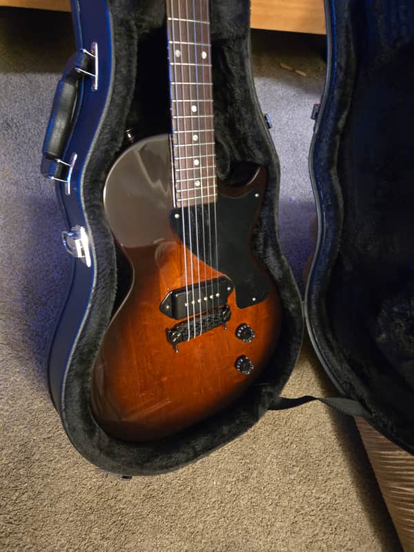 Gibson Les Paul Junior 2001 - Dark Tobacco burst/ RARE/ Leo Quan T.O.M bridge image 1