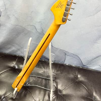 Squier Classic Vibe 70s Loaded Stratocaster Neck Vintage Tint with CBS Style Headstock image 6