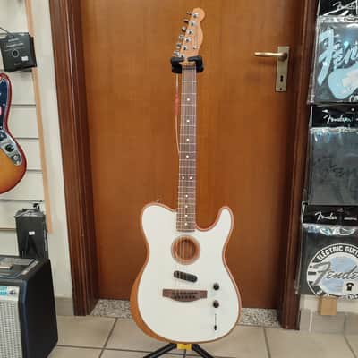 Fender Acoustasonic Player Telecaster 2021 - Present - Arctic White image 1