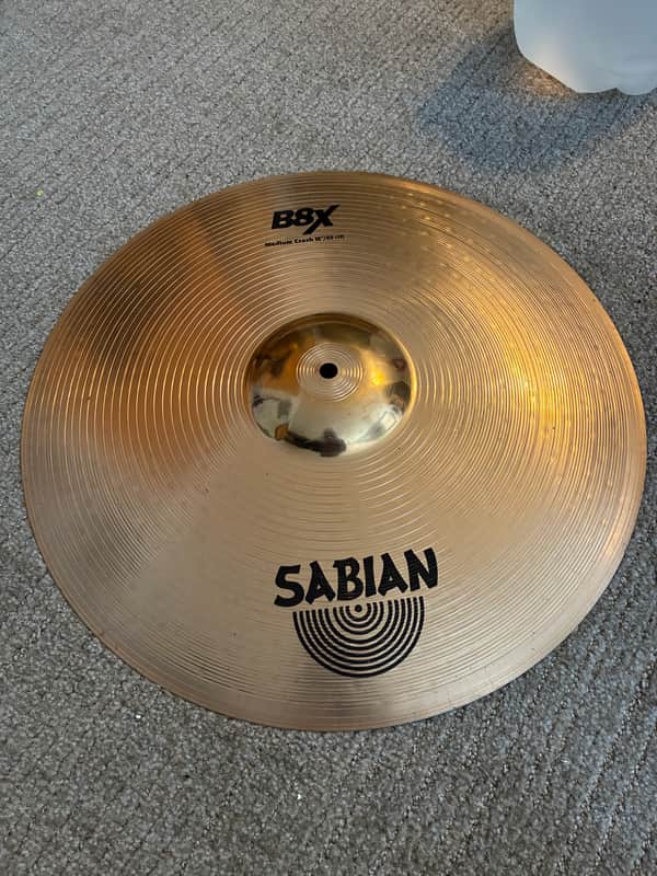 Sabian 18" B8X Medium Crash Cymbal 2016 - Present - Brilliant image 1