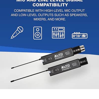 Alto Professional Stealth 1 Mono UHF XLR Wireless System image 5