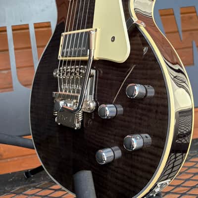 Mollenhauer LP with Stetsbar in Flame Transparent Black image 7
