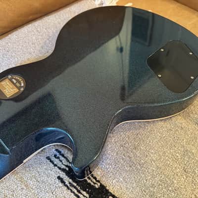 Special Ordered! M2M 2018 Gibson Custom Shop Les Paul Standard - Brilliant Brunswick Blue Sparkle - 60s Neck - P90s image 15