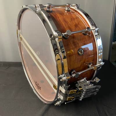 Bubinga Wood Snare Drum Symphonic M1-14" x 6.5" image 3