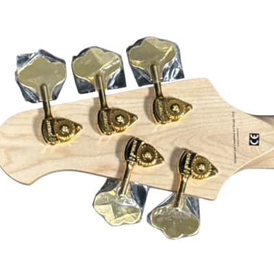 Lakland Skyline 55-02 Custom, Spalt Violet Burst / Maple 9.4 LBS *IN STOCK* image 11
